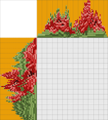 Medium Nonogram - Червоні тюльпани
