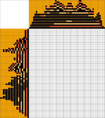 Medium Nonogram - Кальцифер с бревном