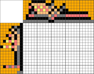 Easy Nonogram - Опоссум