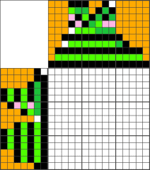 No Difficulty Nonogram - Cute Snake