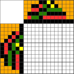 Medium Nonogram - Метелик