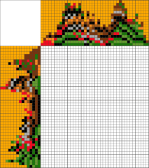 Medium Nonogram - Олень Санты