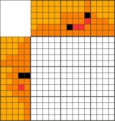 No Difficulty Nonogram - Рыжая кошка