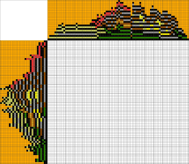 No Difficulty Nonogram - Blazing Knight Plant