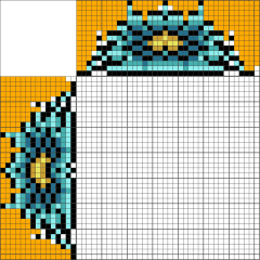 No Difficulty Nonogram - Незабудка (СИММЕТРИЯ)