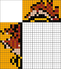 No Difficulty Nonogram - Воробей