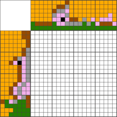 No Difficulty Nonogram - На лесной полянке
