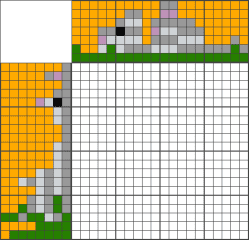 Easy Nonogram - Зайчик